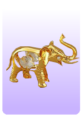 Сувенир Crystocraft Слон оптом. Артикул – U-3691.