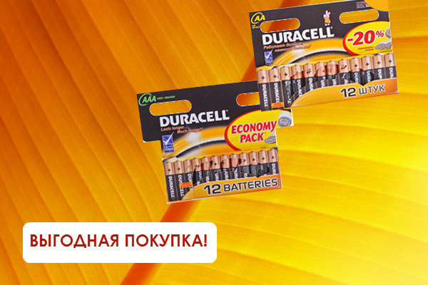 Батарейка Duracell Basic AA и Duracell Basic АAA Отрывные наборы ОПТОМ. ВЫГОДНАЯ ПОКУПКА!